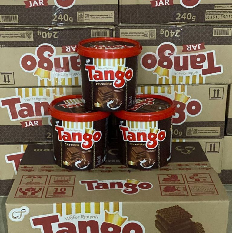 

(1 Toples) Tango Waffle Jar Kaleng Choco Hazelnut & vanilla delight 180 gr