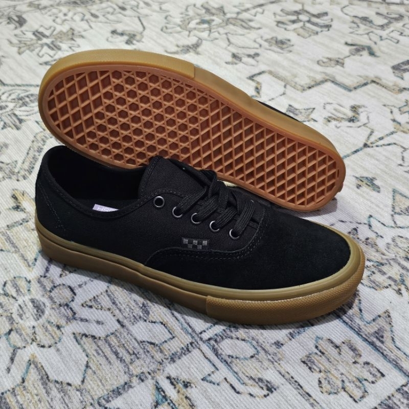 Vans Authentic Skate Black Gum (ORIGINAL BNIB RESMI PT NAVYA)