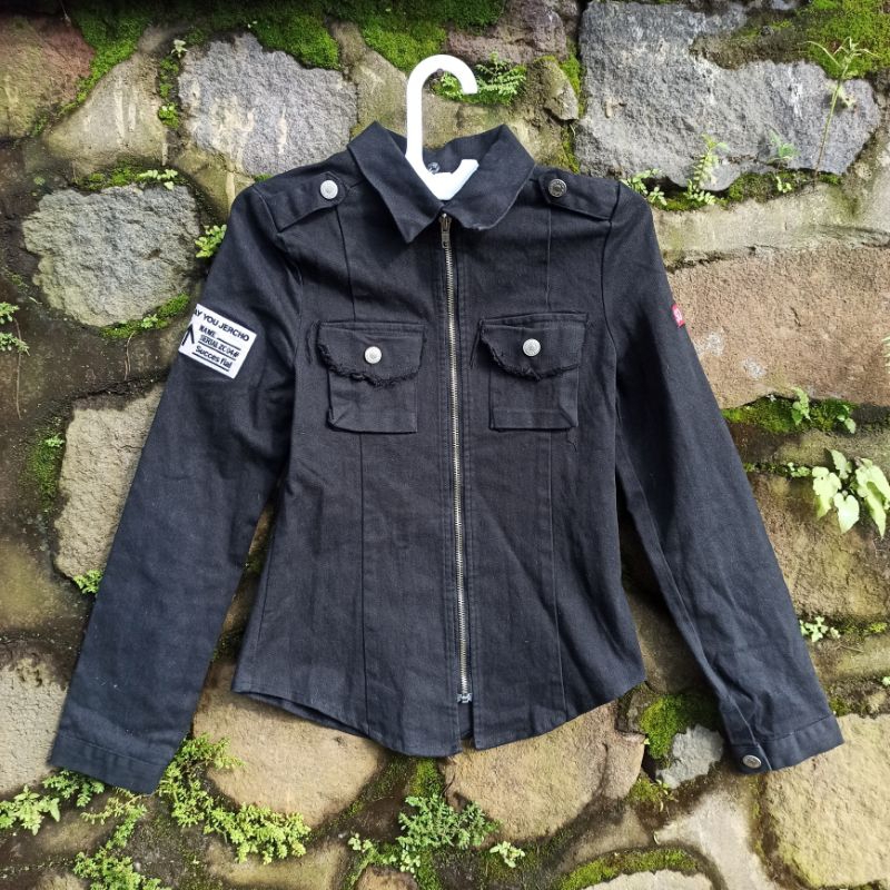 jaket denim wanita brand style