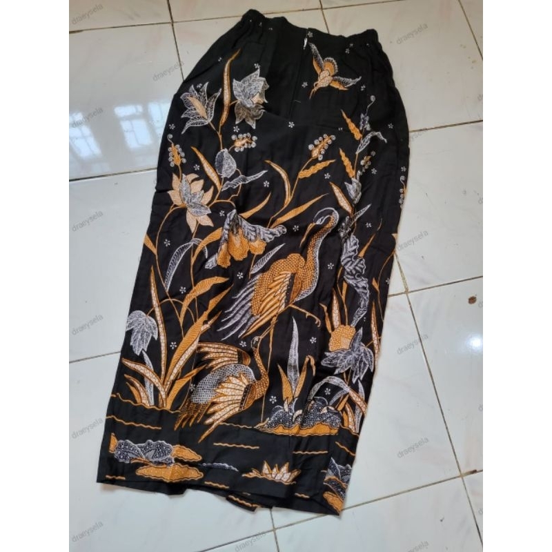 rok batik jahit preloved