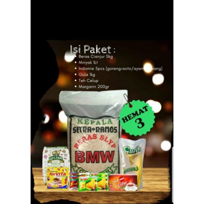 

Paket sembako Hemat 3