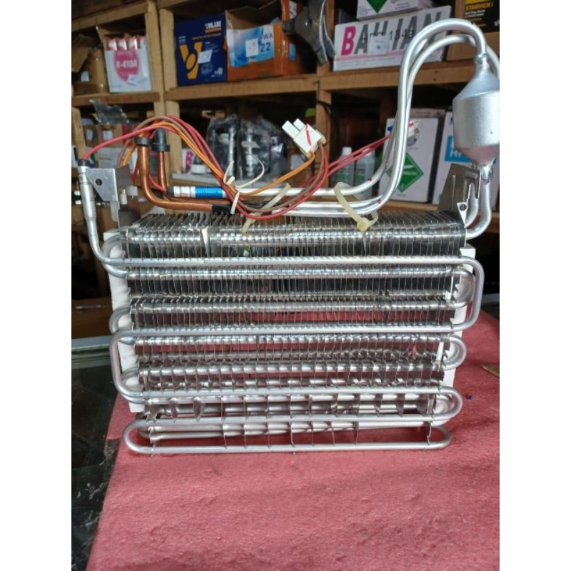 Evaporator fin / Evap Plus Heater dan Thermistor ORIGINAL LG / Kulkas 2 Pintu / Panjang 30cm / Tingg