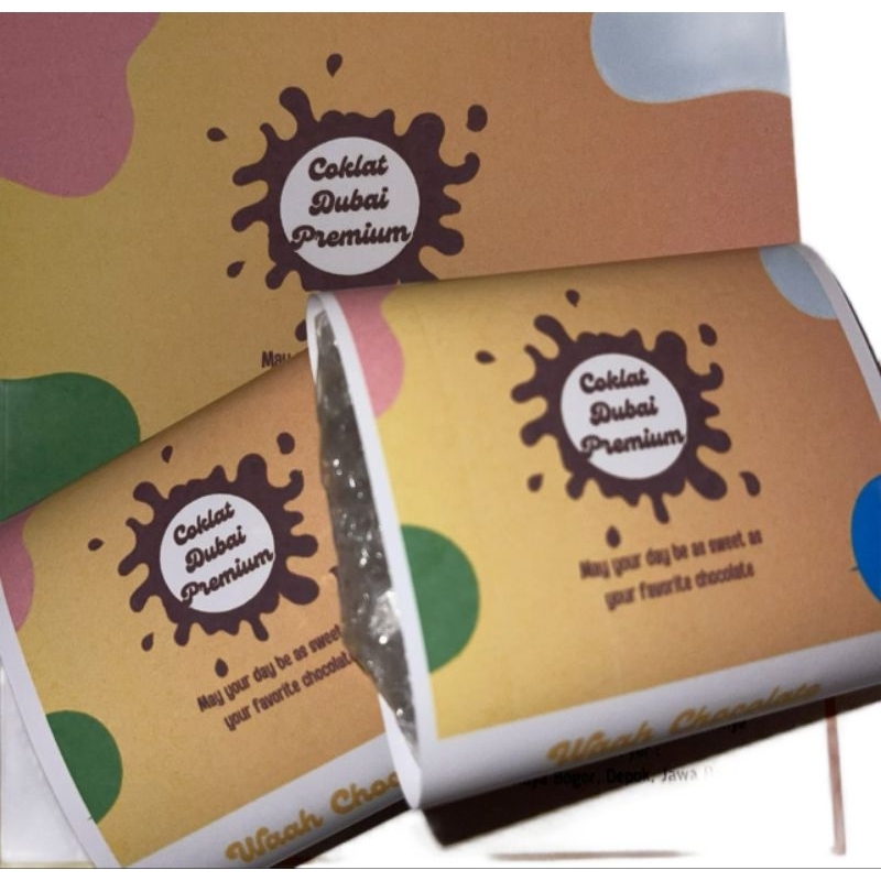 

Coklat Dubai Kunafa Pistachio Premium