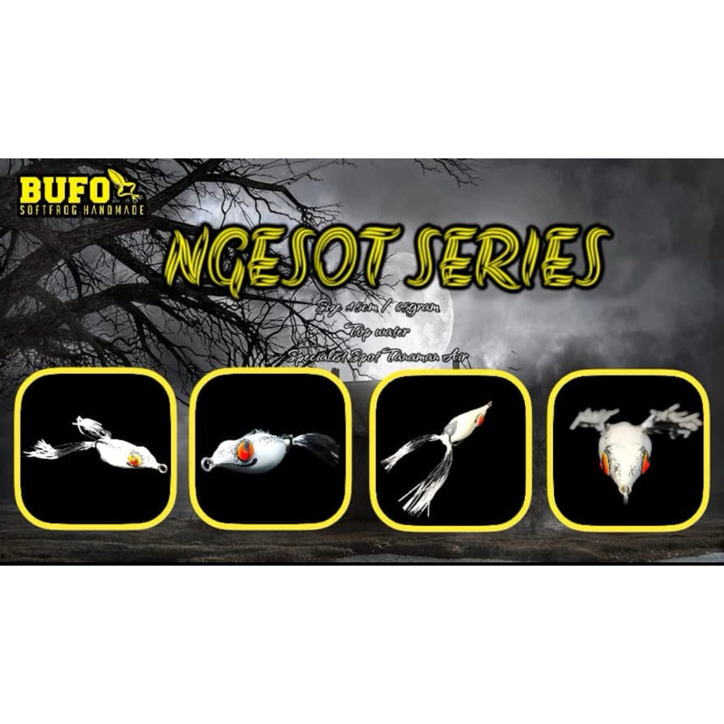 SOFT FROG BUFO NGESOT SKRIT SEREIS