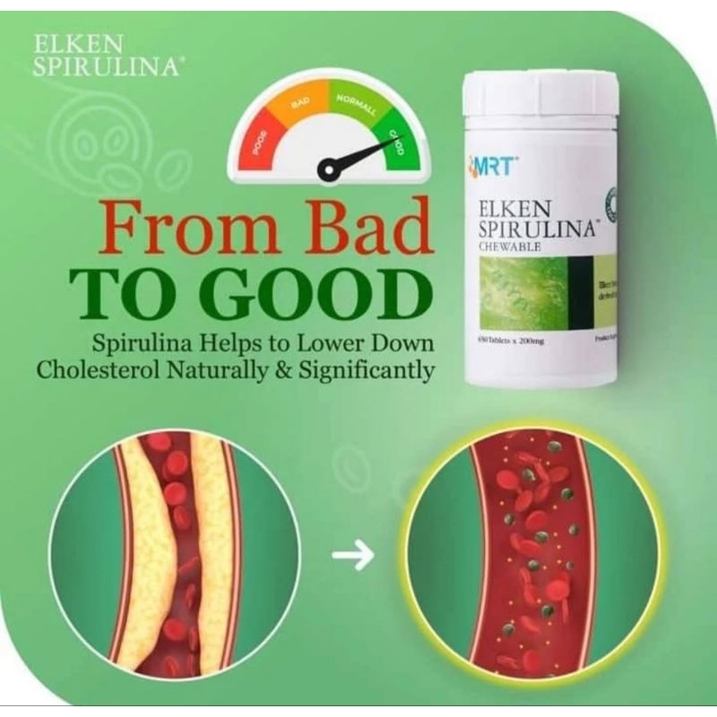 Elken spirulina 650 tablet