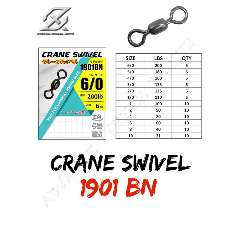 Crane Swivel AXZ 1901BN / Kili - Kili pancing