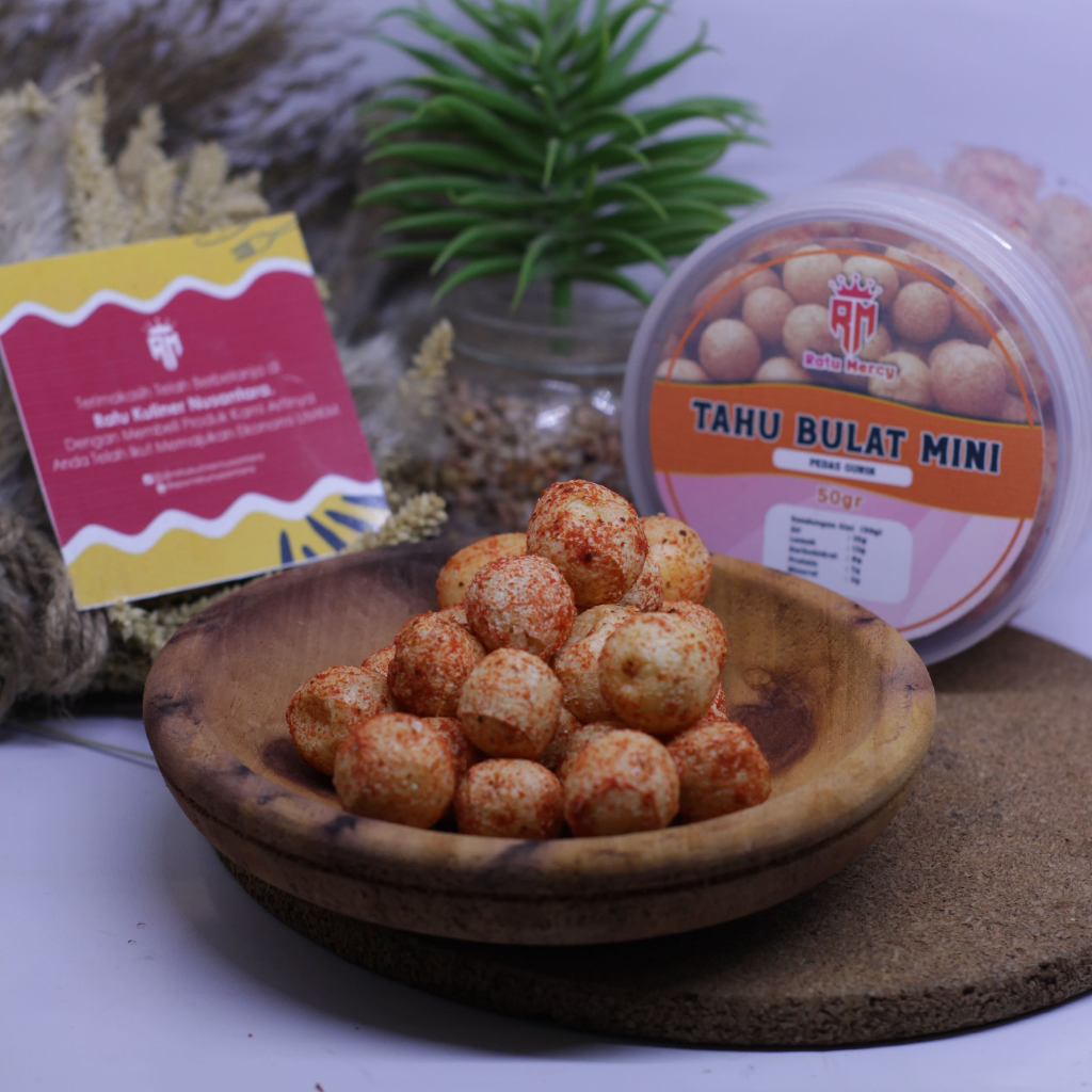 

Tahu Bulat Mini Pedas Gurih 50gr