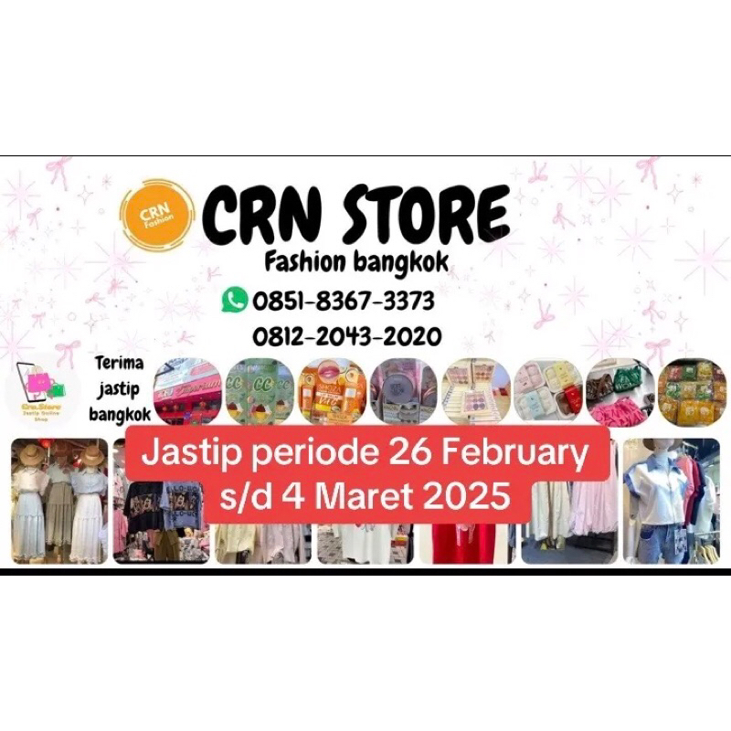 

jastip semua by request periode 26 February s/d 4 maret 2025