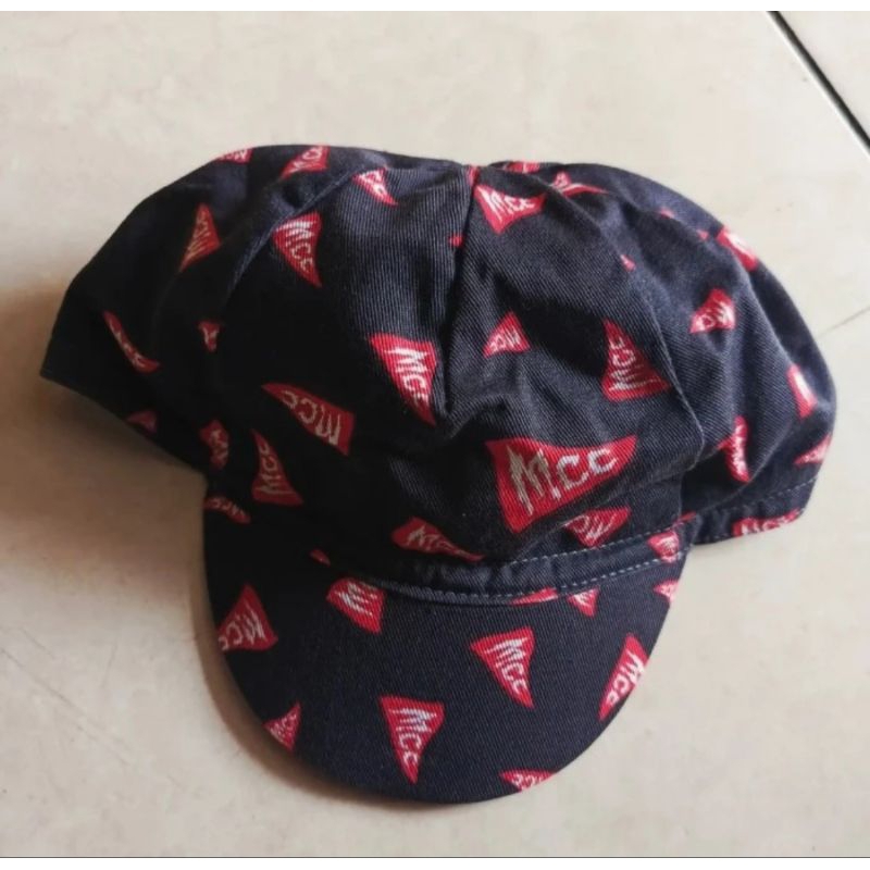 MUJIONO CYCLING CAP - MCC RED BLACK PRINT