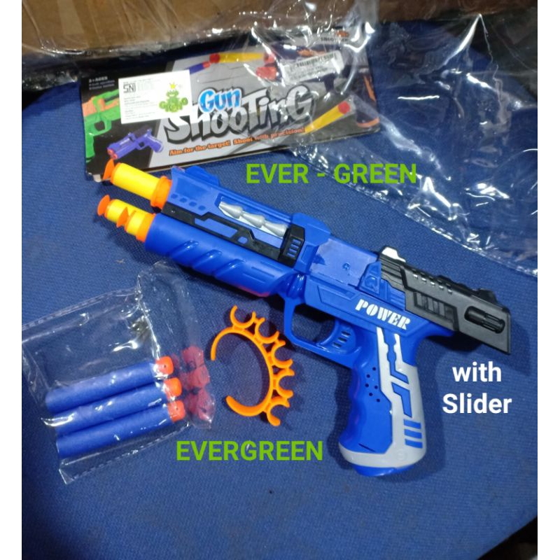 Mainan Tembak Tembakan Peluru Busa (Nerf/Eva Soft Bullet) Pistol Mainan tembakan MANTAPPP  Sniper PO