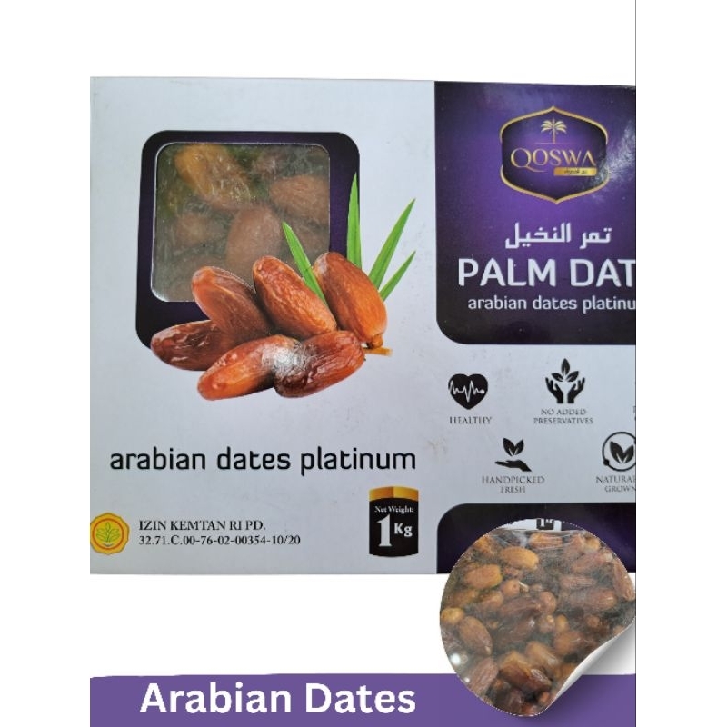 

Kurma Tunisia Madu (1kg), Arabian Dates Premium