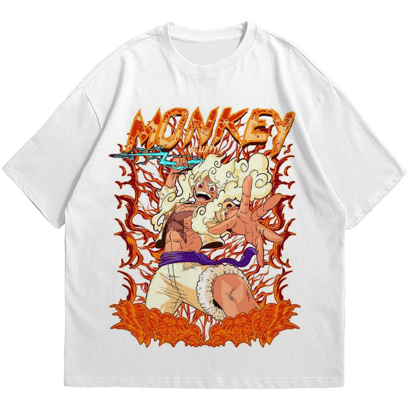 KAOS ANIME ONE PIECE "MONKEY D LUFFY" | T-SHIRT VINTAGE ONE PIECE | BAJU LUFFY | ONE PIECE MERCH