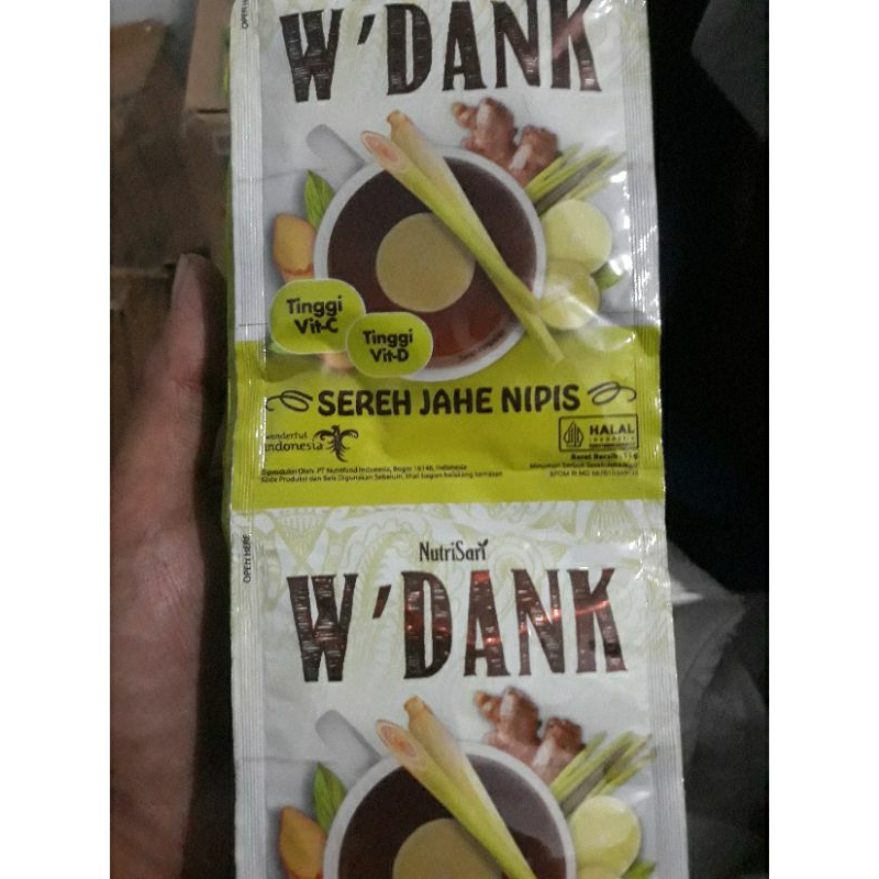 

Nutrisari Wdank Sereh Jahe Nipis Renteng Isi 10 Sachet