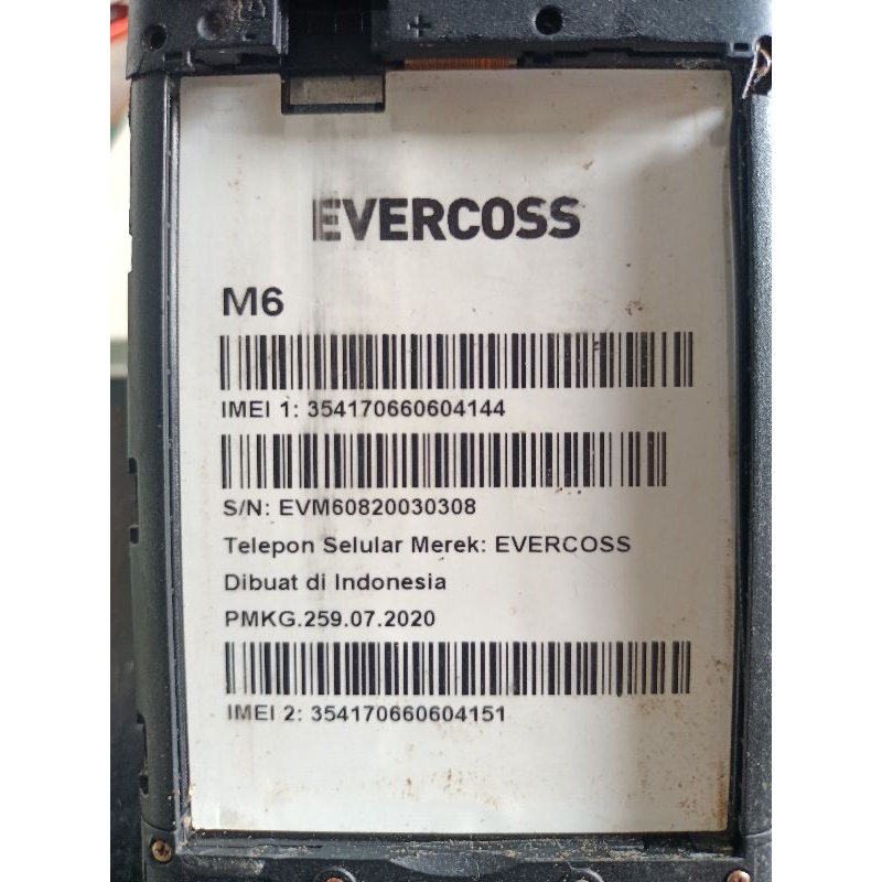 lcd toucrin Evercoss M6/M60  orginal copotan  normal