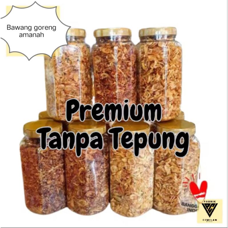 

Bawang goreng merah Asli brt180 gr siap saji,kemasan1toples