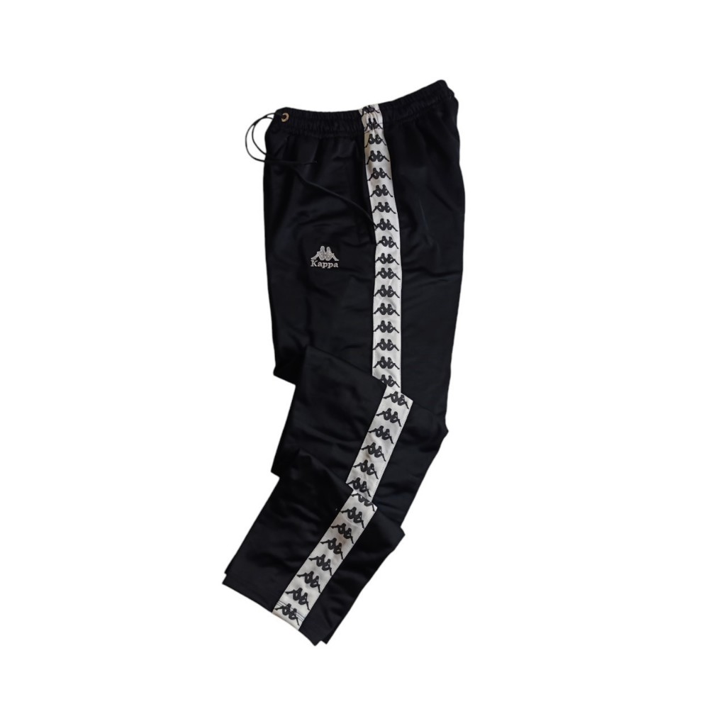 Celana Panjang Pria Trackpants Hitam Kappa