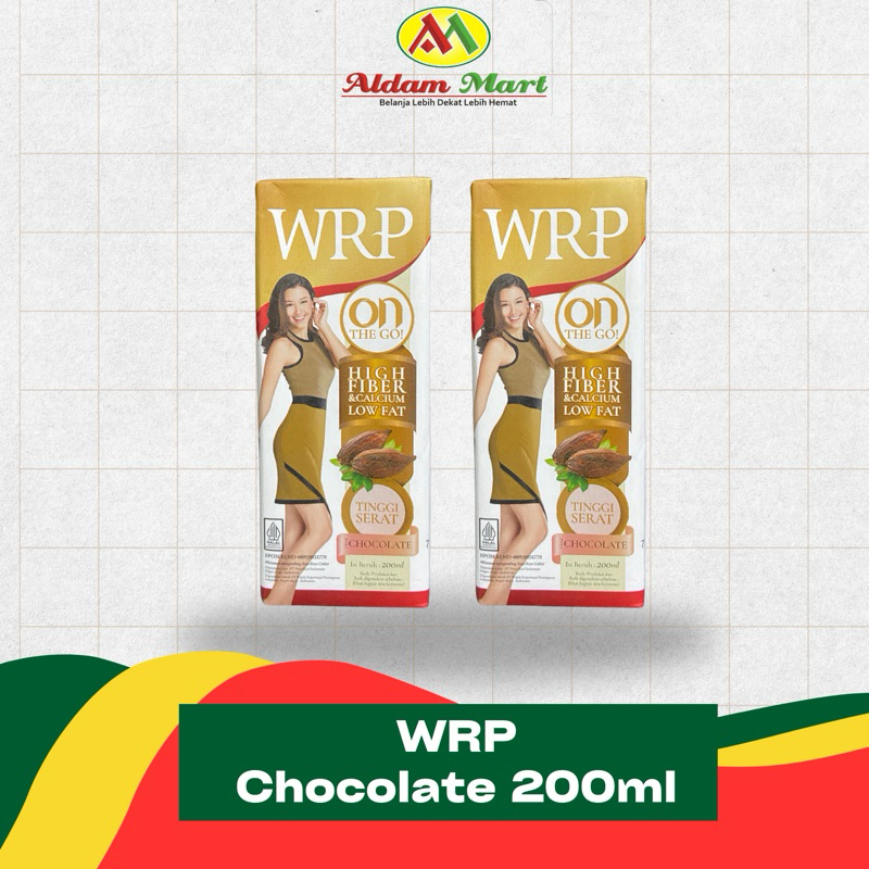 

A.M/ WRP High Fiber & Calsium Low Fat Chocolate 200ml