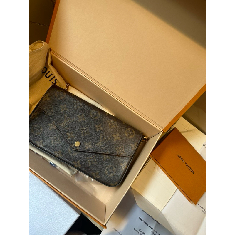 LV Félicie Pochette 2023 Complete Set