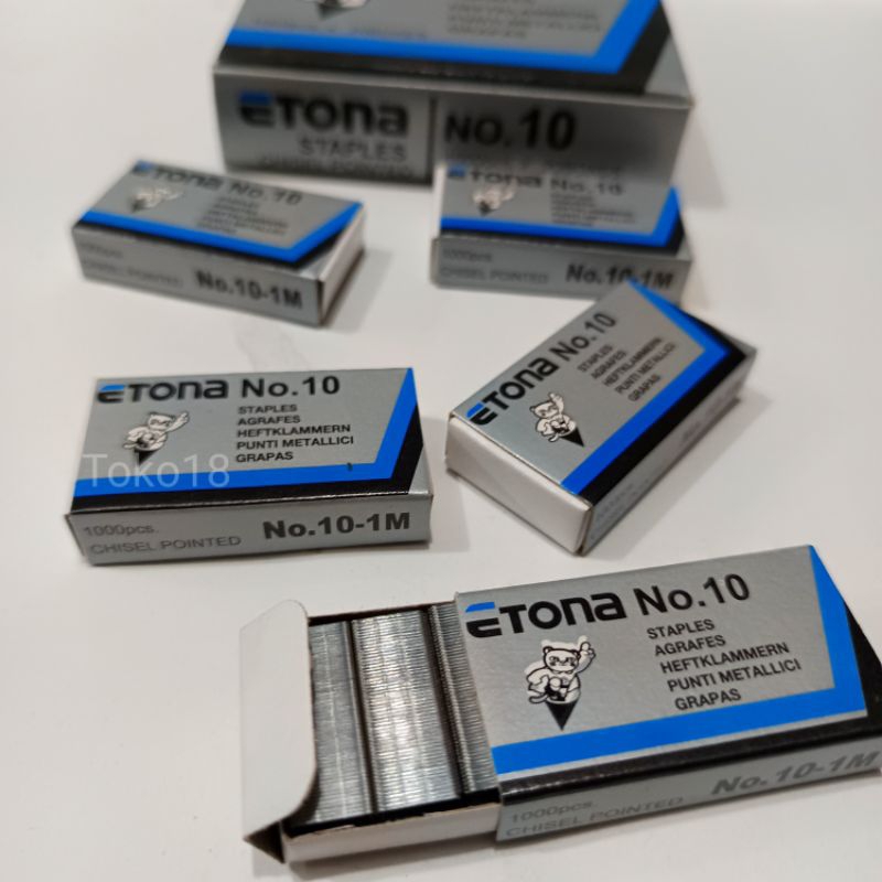 

4 Pcs Isi Staples Etona Kecil No10