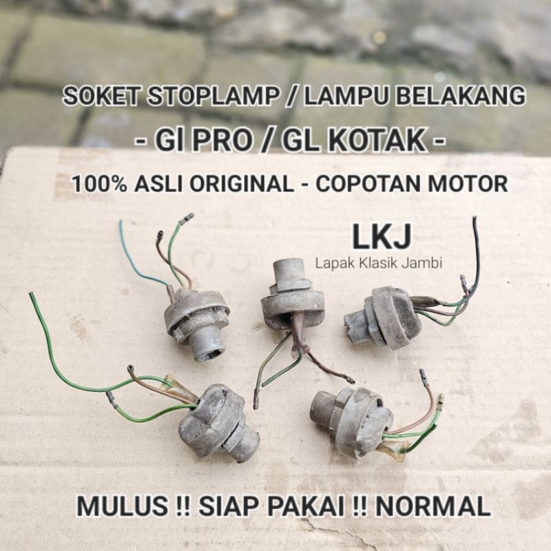 Soket Socket Stoplamp Fitting Piting  Lampu Belakang GL PRO GL MAX GL BLACK GL KOTAK Asli Original C