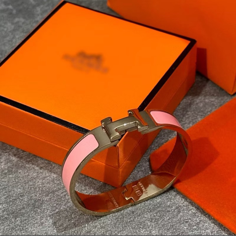 H CLIC CLAC BRACELET - BANGLE GELANG INSPIRED DUPE / CUFF TITANIUM FASHION WANITA MOTIF Preloved