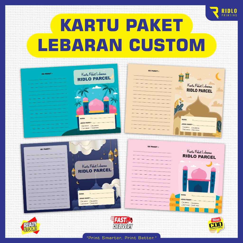 KARTU PAKET LEBARAN CUSTOM