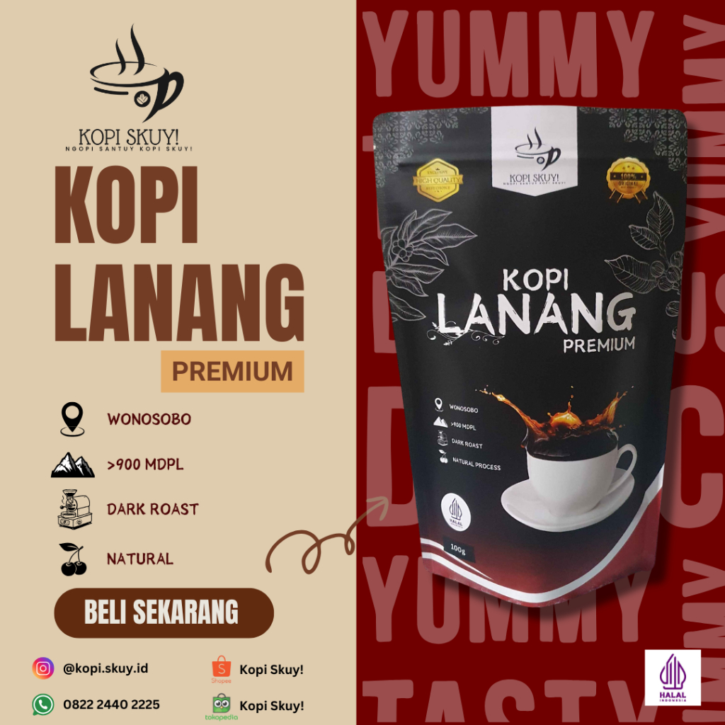 

Kopi Skuy! Kopi Lanang - Bubuk Kopi 100 Gr