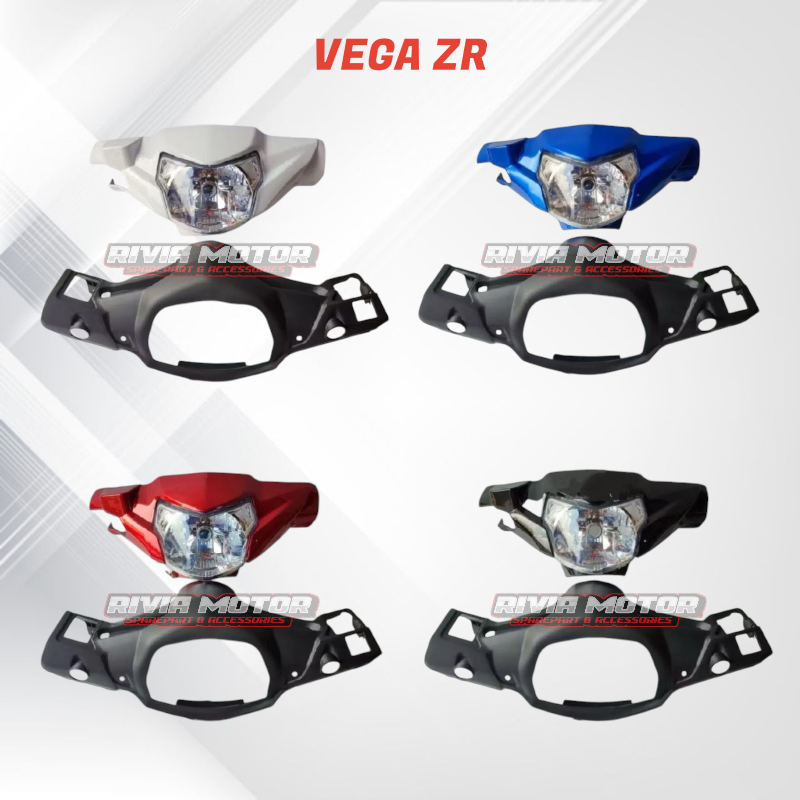 Batok Depan Belakang Vega ZR dan Reflektor Lampu Depan Vega ZR