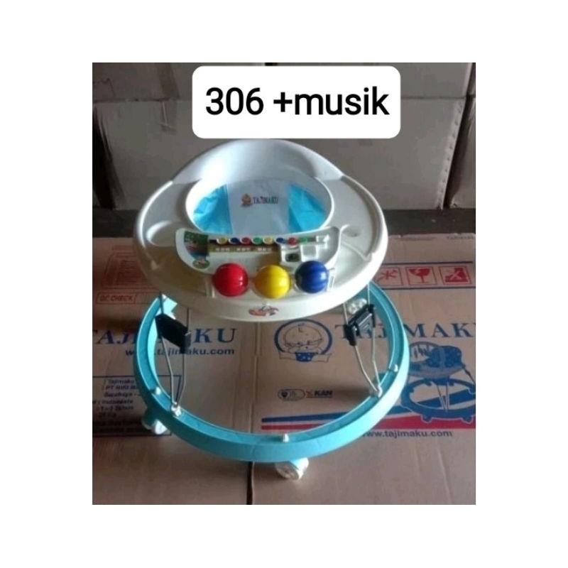 OBRAL Baby Walker tajimaku 306 +musik/Apollo/alat bantu jalan anak/balita