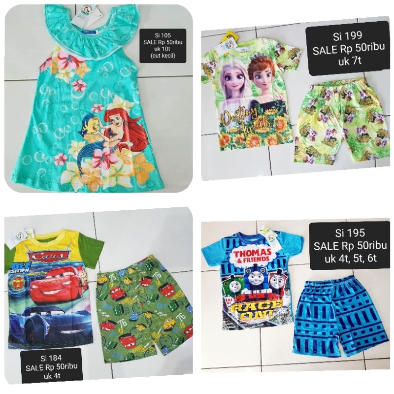SALE Tutup Toko Borongan Stelan Anak Cowok Cewek Asli Import Barang Baru 100%