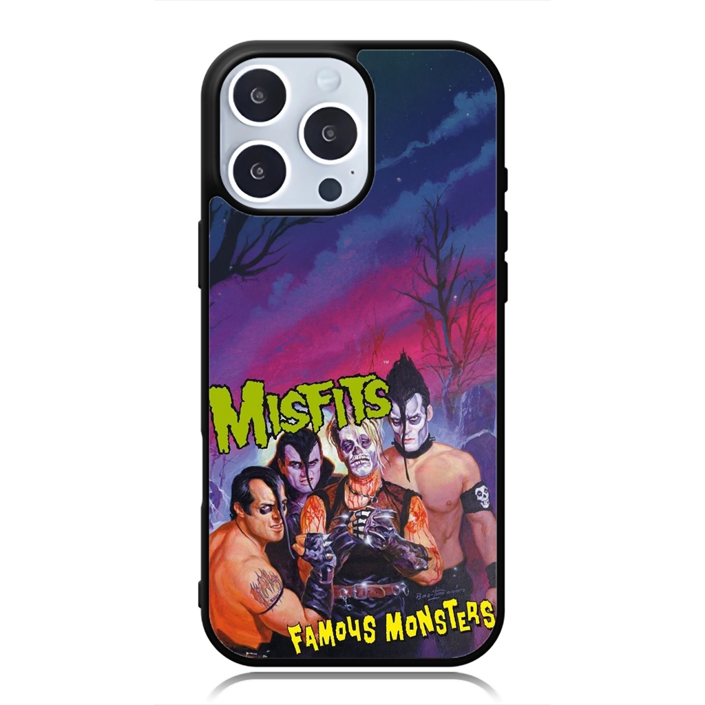 Case iPhone 17 16 15 14 13 12 11 X 8 7 6 XR Mini Plus Pro Max TPU Softcase MISFITS Famous Monsters