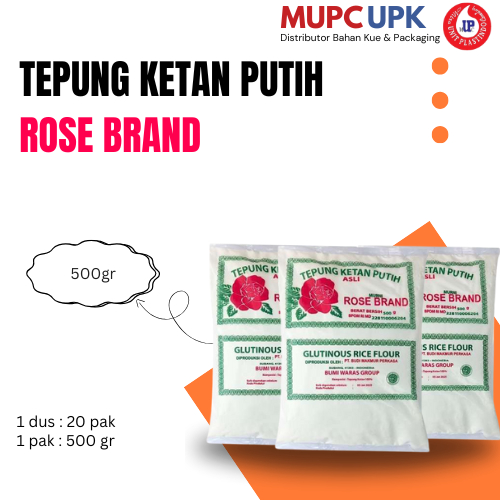 Tepung Ketan Putih Rose Brand 500g / Tepung Ketan / Tepung Ketan Putih / Tepung Ketan Rosebrand 500g