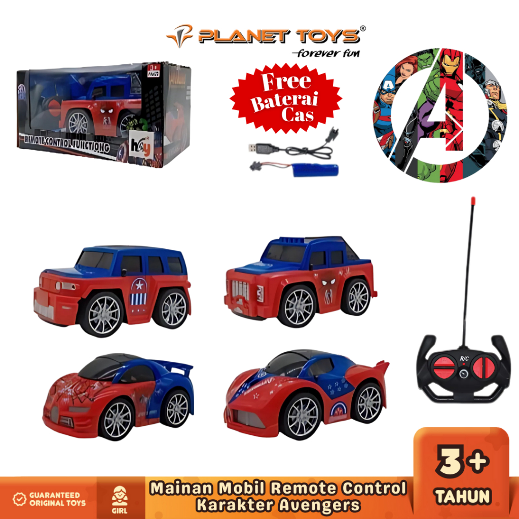 Planet Toys - Mainan Anak Cowok Mobil Remot Kontrol Balap Remote Control Offroad RC Car