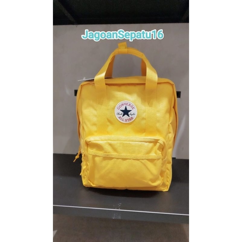 Backpack converse square yellow