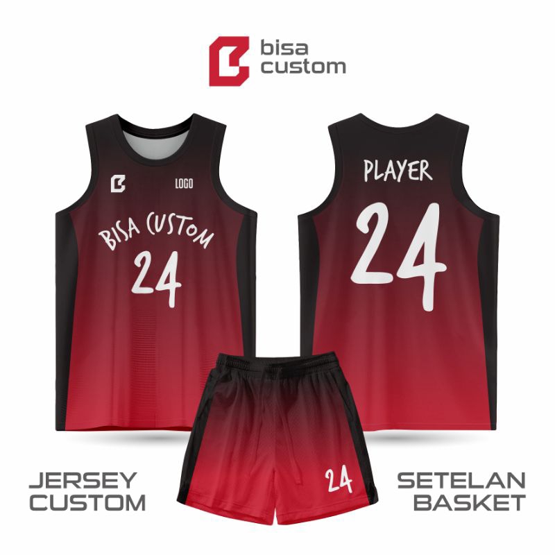 Jersey Custom / Jersey Full Printing / Jersey / setelan basket / setelan tanpa lengan