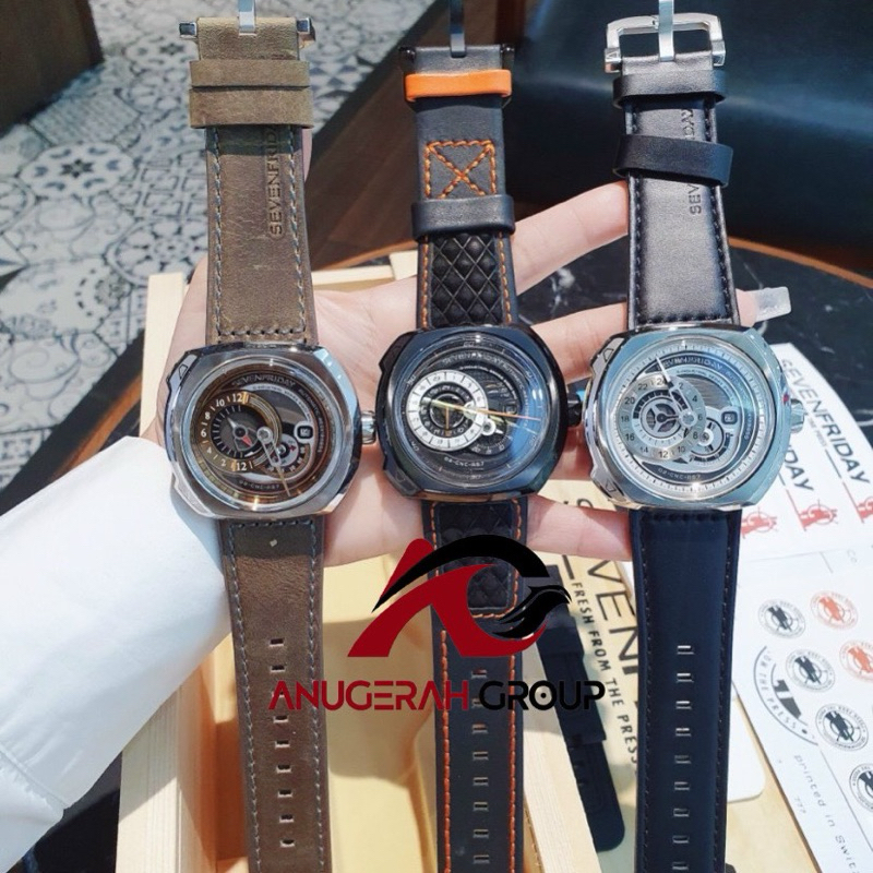 SevenFriday men's watch, Automatic mechanical movement, free 45mm strap NFC On