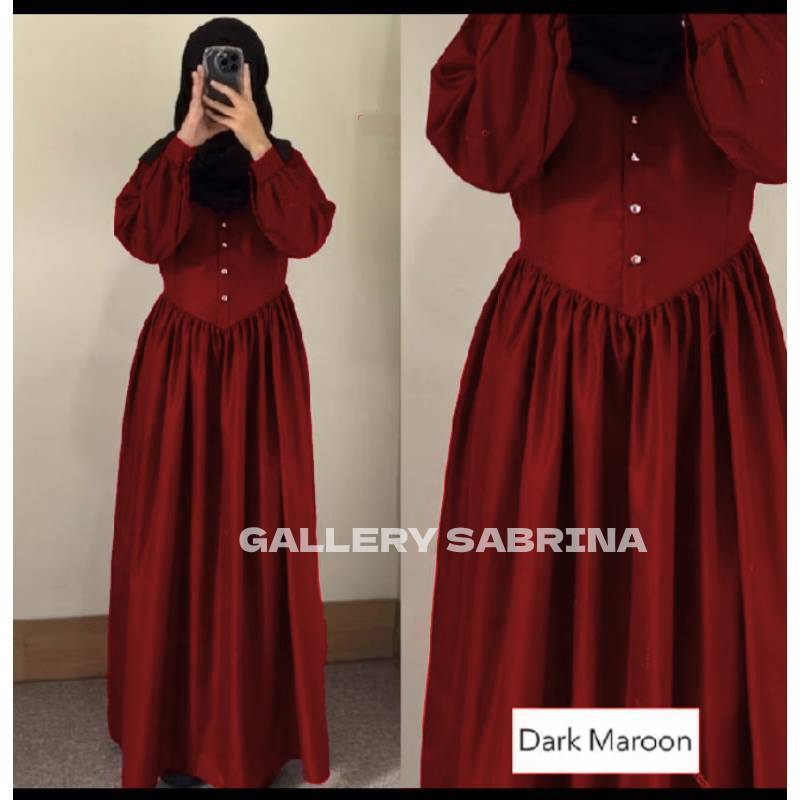 COD gamis abg safira // baju lebaran muslim abg terbaru