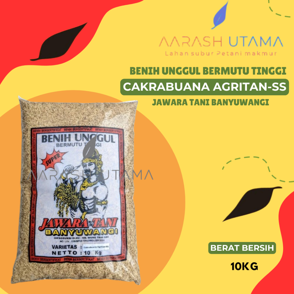 Benih Padi Cakrabuana Agritan-SS / JAWARA TANI - 10KG