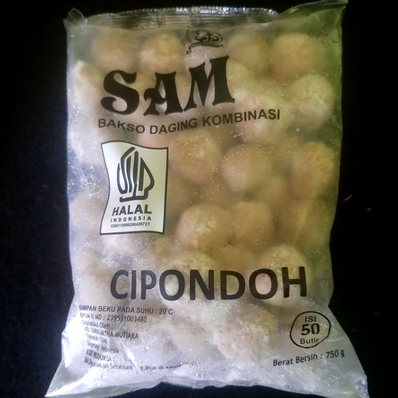 

Bakso Cipondoh Kombinasi isi 50 butir 750 gram
