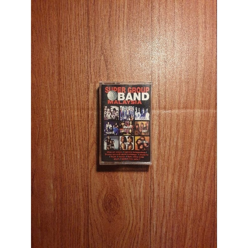 Kaset Pita Super Group Band Malaysia - Exist Slam UKS Search Wings DLL ( Original )