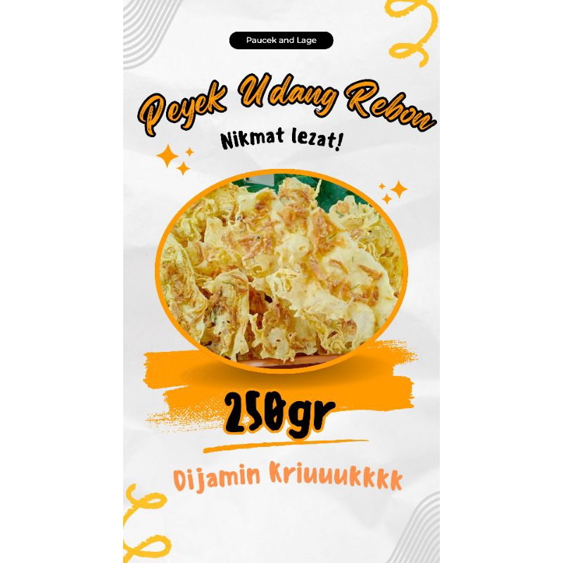 

Peyek Udang Rebon Homemade Teteh Termurah 250gr dikemas dalam Thinwall ukuran 1500ml