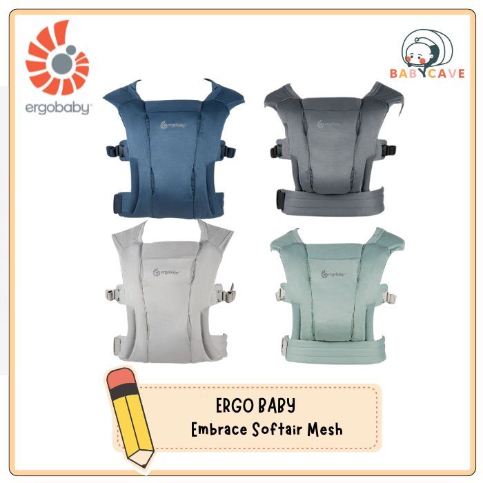 Ergobaby Embrace Soft Air Mesh Newborn Baby Carrier / Gendongan Bayi Ergobaby Embrace Soft Air Mesh