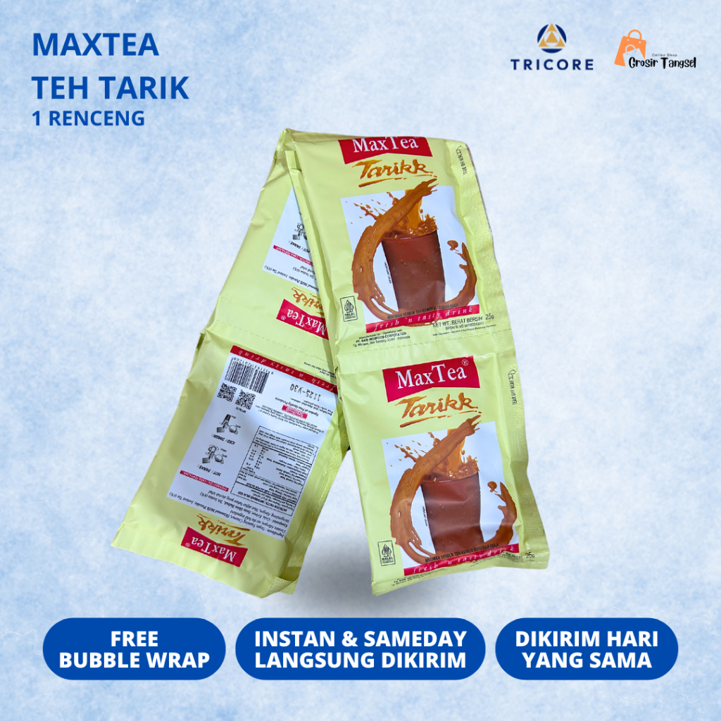 

MAXTEA TARIK / MAXTEA TEH TARIK 1 Renceng isi 10pcs