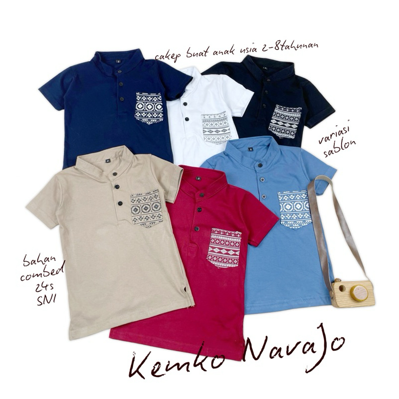 Kemeja Koko Atasan Anak Navajo