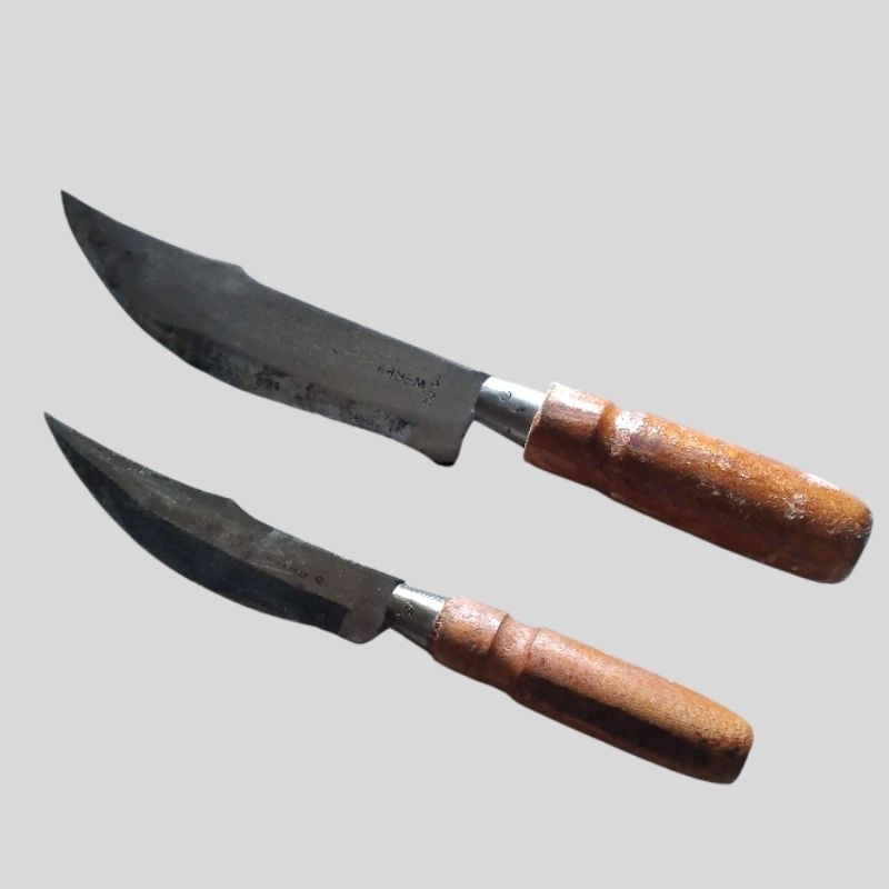 Pisau Daging/Pisau Potong Ayam/Pisau Bayem Baja Asli