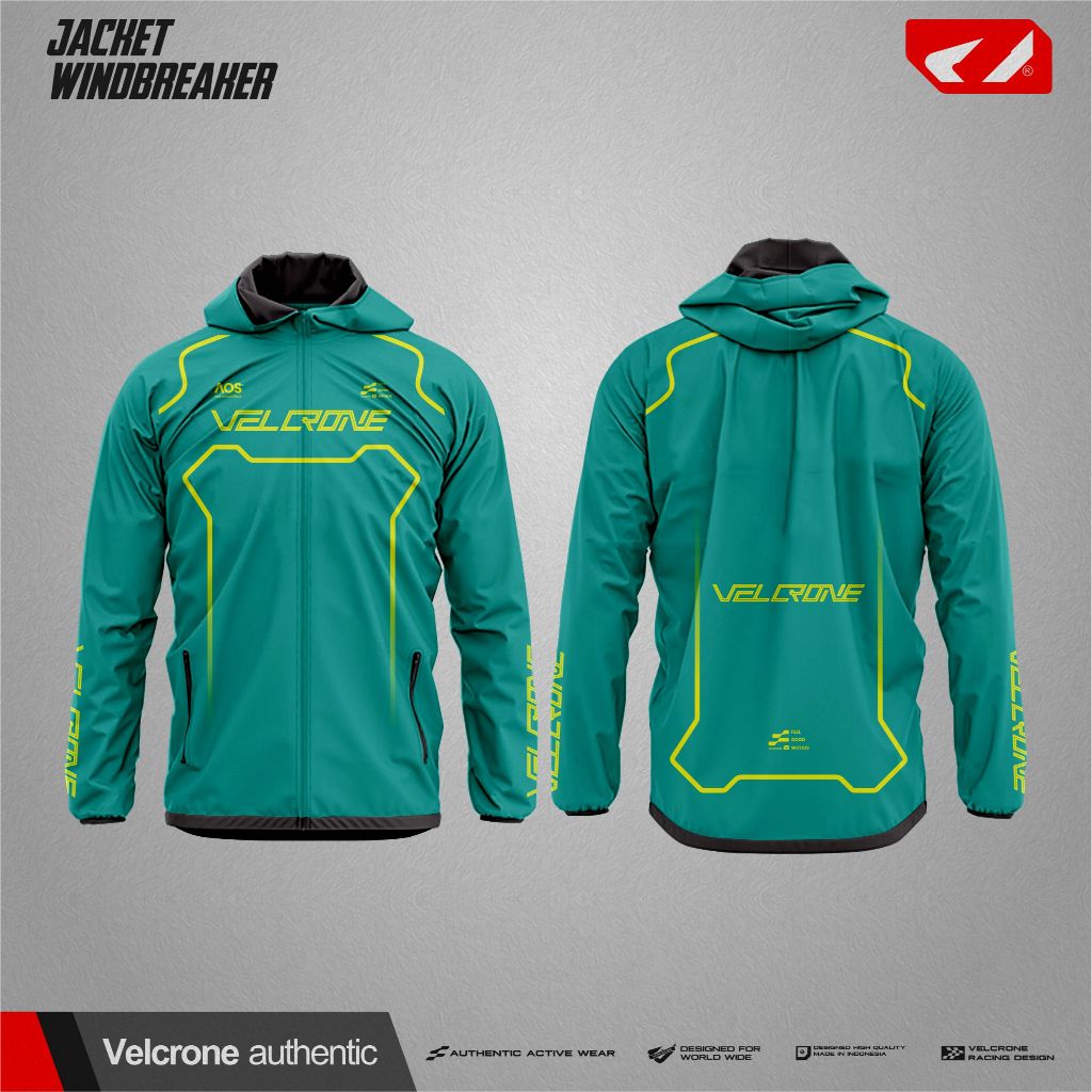 JACKET WINDBREAKER VELCRONE/JACKET VELCRONE/JACKET WATERPROOF CUSTOM