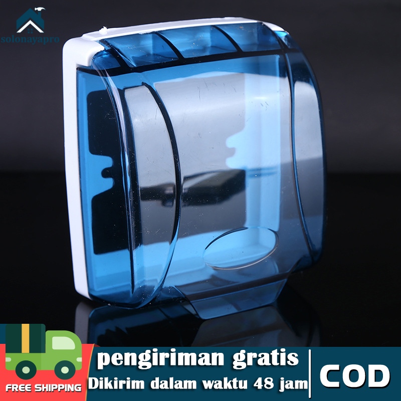 Gratis Ongkir - H6386 Penutup Steker Colokan Listrik Waterproof/ Kotak Cover Kabel Saklar Dinding
