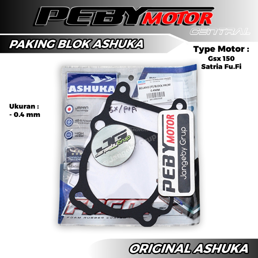Gasket Paking Blok ASHUKA Gsx 150 Satria Fu Fi ORIGINAL