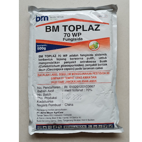 FUNGISIDA BM TOPLAZ 70 WP - 500 GRAM