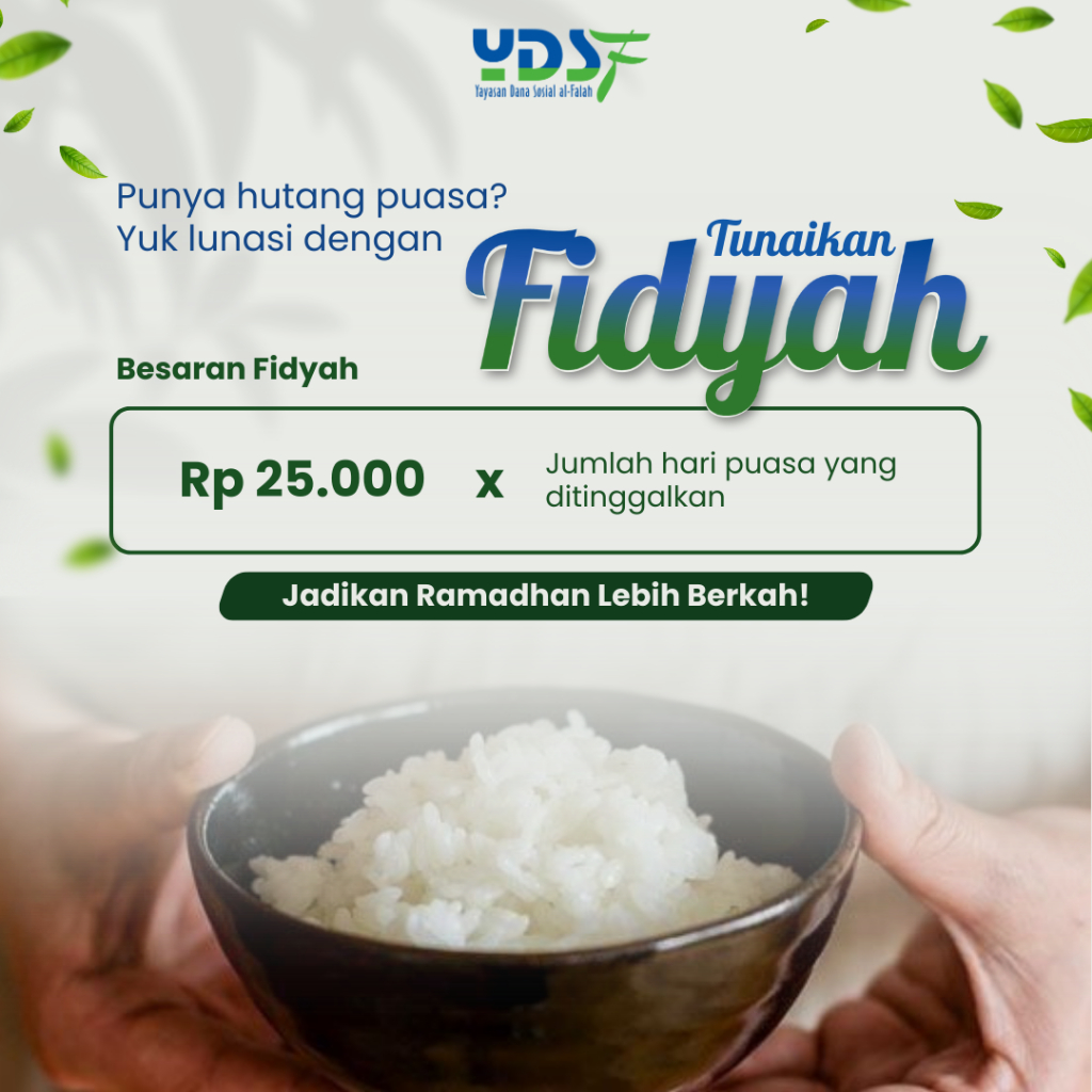 Donasi Fidyah Lunasi Hutang Puasa Ramadhan | YDSF